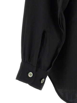 Black Rayon Blouse
