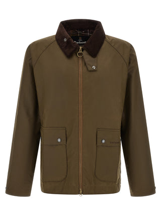 Brown Cotton Full-Length Jacket