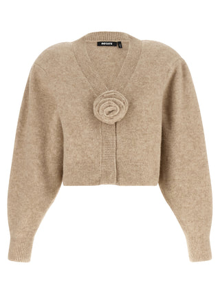 Beige Wool Cardigan