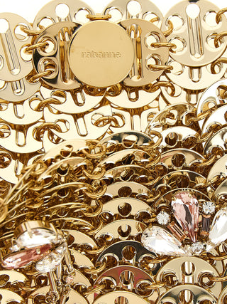 Gold Stainless Steel Shoulder Bag