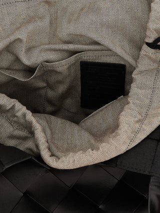 Black Calfskin Shoulder Bag