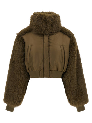 Bicolor Polyester Bomber