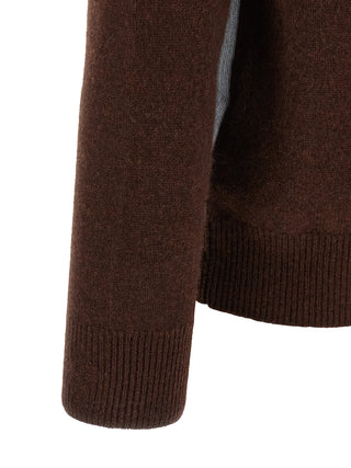 Brown Cashmere Cardigan