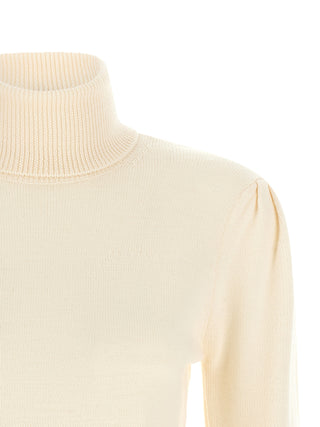 White Merino Wool Cardigan