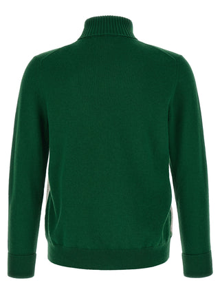 Bicolor Cashmere Cardigan