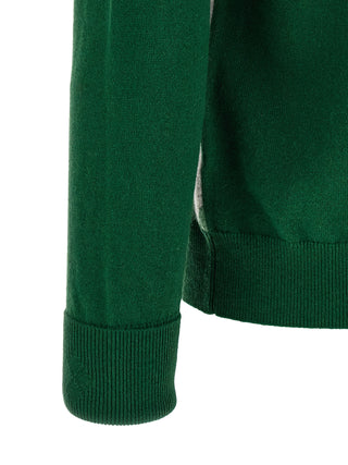 Bicolor Cashmere Cardigan