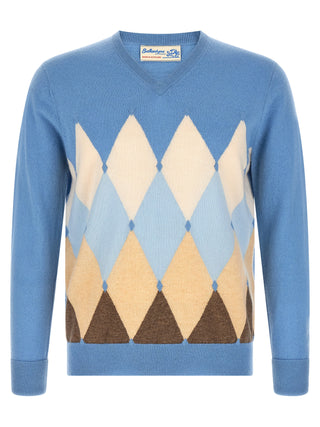 Blue Cashmere Cardigan