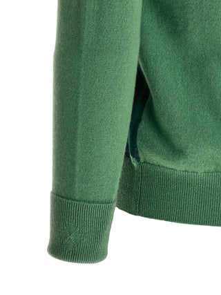 Bicolor Cashmere Cardigan