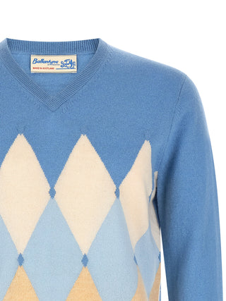 Blue Cashmere Cardigan