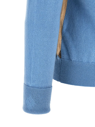 Blue Cashmere Cardigan