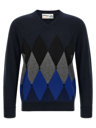 Blue Cashmere Cardigan
