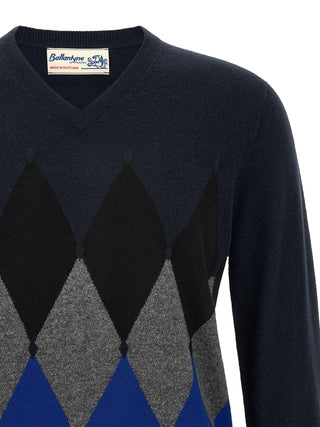 Blue Cashmere Cardigan