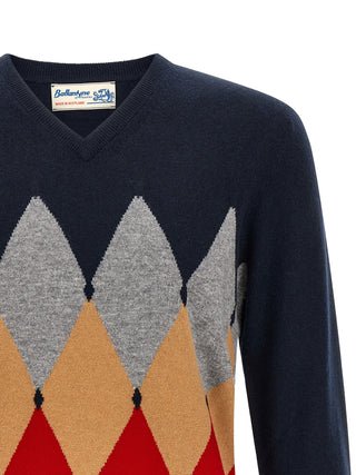 Blue Cashmere Cardigan