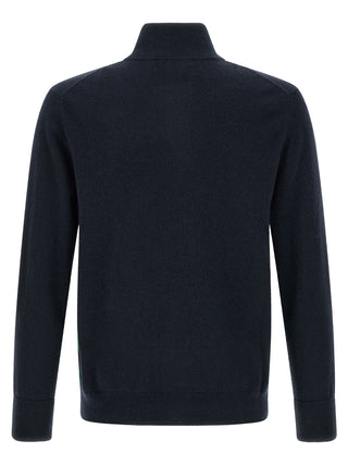 Blue Cashmere Cardigan