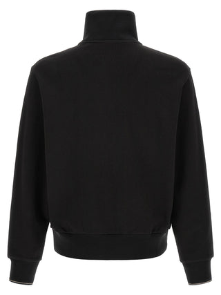 Black Cotton Sweatshirt