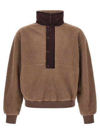 Brown Polyester Sweatshirt