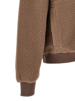 Brown Polyester Sweatshirt