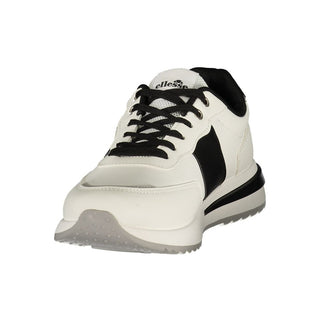 White Polyurethane Men's Sneaker