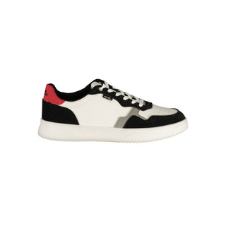 White Polyurethane Men's Sneaker