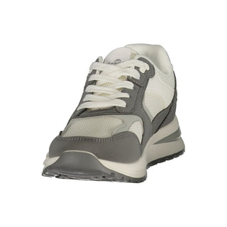 White Polyurethane Women's Sneaker