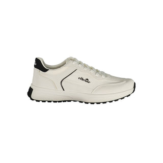 White Polyurethane Men's Sneaker