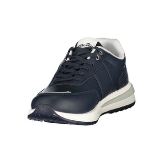 Blue Polyurethane Men's Sneaker