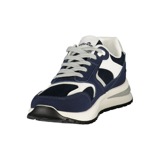 Blue Polyester Men's Sneaker