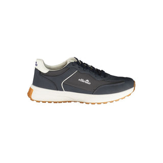 Blue Polyester Men's Sneaker