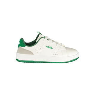 White Polyurethane Men's Sneaker