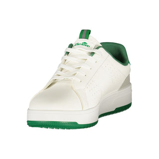 White Polyurethane Men's Sneaker