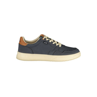 Blue Polyurethane Men's Sneaker