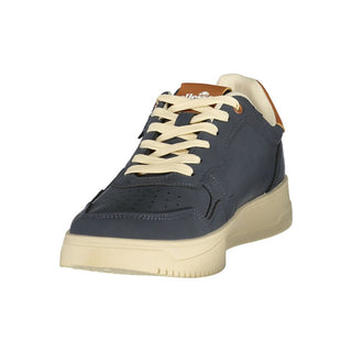 Blue Polyurethane Men's Sneaker
