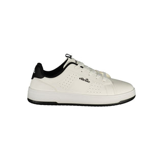 White Polyurethane Men's Sneaker