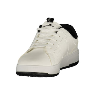 White Polyurethane Men's Sneaker