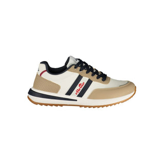White Polyurethane Men's Sneaker