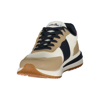 White Polyurethane Men's Sneaker