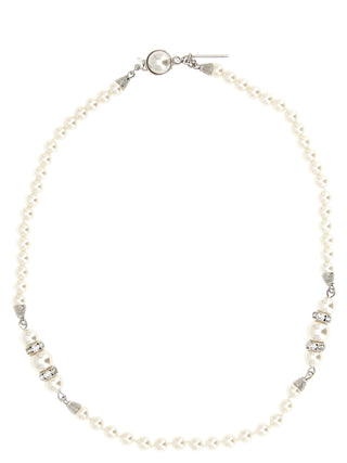 White Glass Necklace