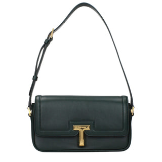 Green Leather Shoulder Bag