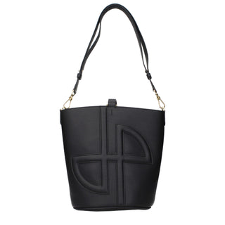 Black Leather Crossbody Bag
