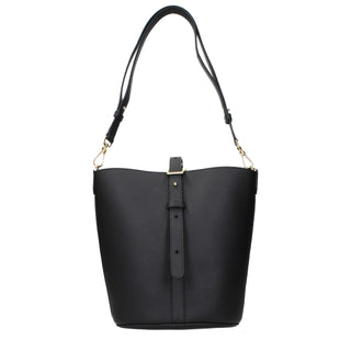 Black Leather Crossbody Bag