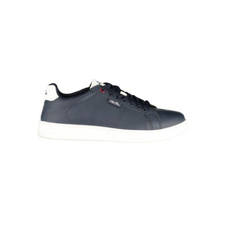 Blue Polyurethane Men's Sneaker