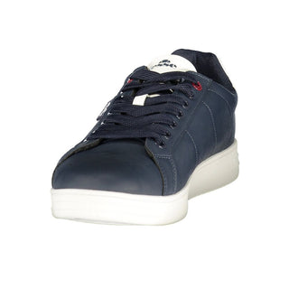 Blue Polyurethane Men's Sneaker