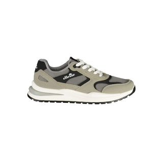 Gray Polyester Men's Sneaker