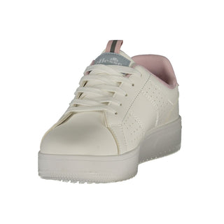 White Polyurethane Women's Sneaker