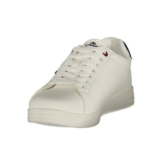 White Polyurethane Men's Sneaker