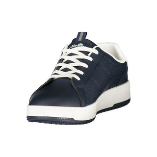 Blue Polyurethane Men's Sneaker