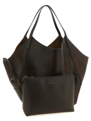 Brown Calfskin Tote Bag