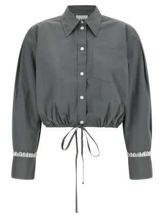 Gray Cotton Blouse