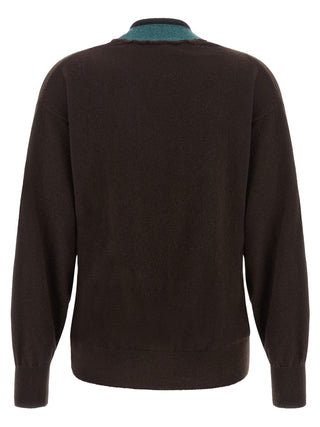Brown Cashmere Cardigan