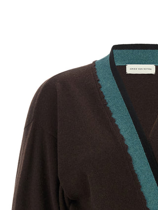 Brown Cashmere Cardigan